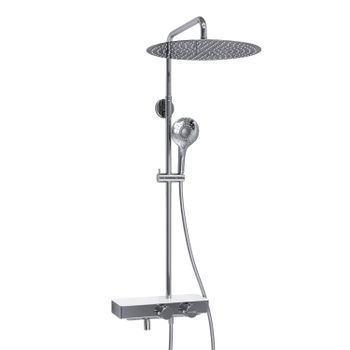 A113.117.101.CH Thermo Душевой комплект с термостатическим смесителем — фото 2, Душевые стойки