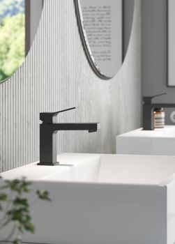 Смеситель для раковины Bossini Aki Z00707.073 Черный матовый — фото 3, Смесители для раковины