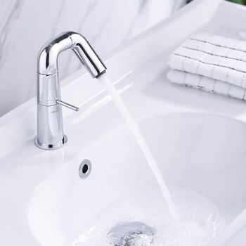 Смеситель для раковины Haiba HB10813 Хром — фото 6, Смесители для раковины