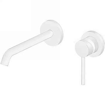 Смеситель для раковины Gattoni Circle Two 9137/91BO Белый матовый — фото 1, Смесители для раковины