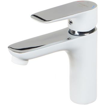 Смеситель для раковины Melodia della vita Rumba MDV35320wt Белый Хром — фото 1, Смесители для раковины