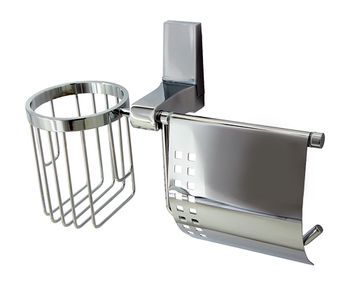 Lopau K-6059 Держатель туалетной бумаги и освежителя — фото 1, Держатели туалетной бумаги