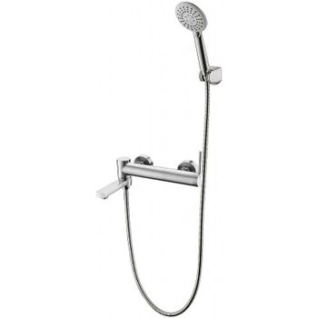 Смеситель для ванны BelBagno Etna ETN-SET-VDH-IN Сатин — фото 1, Смеситель для ванны