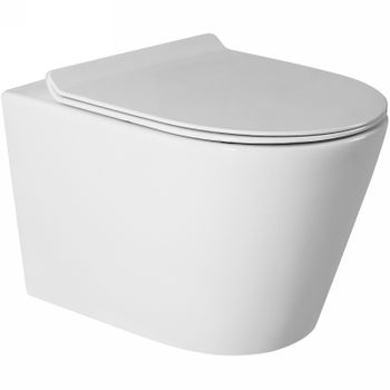 Унитаз Bond F03-10 подвесной Белый с сиденьем Микролифт — фото 1, Подвесные унитазы
