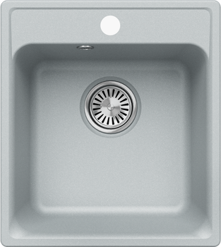 Кухонная мойка QUARTZBOND BOND-430  (Платина) — фото 1, Кухонные мойки