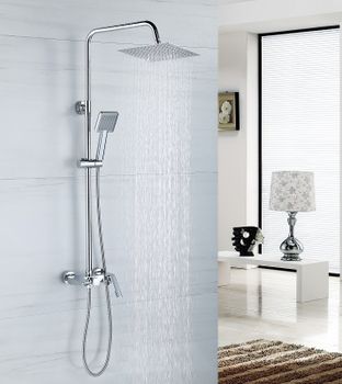 Душевая система Bond B02-9400 Хром — фото 9, Душевые стойки