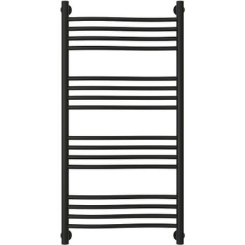 Водяной полотенцесушитель Сунержа Флюид+ 1000х500 31-0222-1050 Черный матовый — фото 1, Водяные полотенцесушители