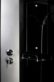 Душевая кабина Niagara Classic NG-3501-14BK (90х90х200) средний поддон(26см),стекло тонированное,4 м — фото 5, Душевые кабины