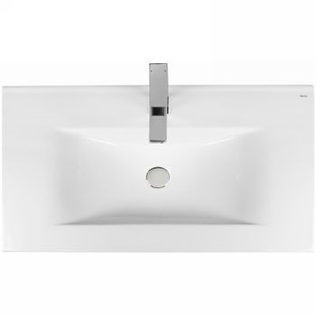 Раковина Bond 80 S05-800 Белая глянцевая — фото 10, Раковины встраиваемые сверху