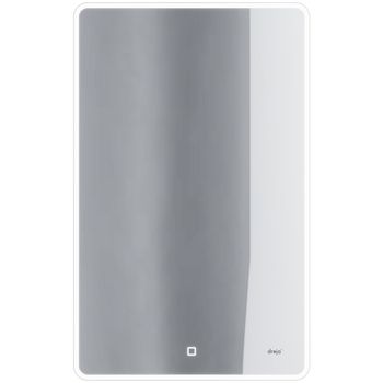 Зеркало POINT, 50x80 см, сенсорный выключатель, LED-подсветка — фото 6, Зеркала в ванную комнату