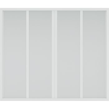 Шторка на ванну Creto Avalon 2.0 170 SH00065 профиль Белый стекло прозрачное — фото 1, Шторки для ванной раздвижные