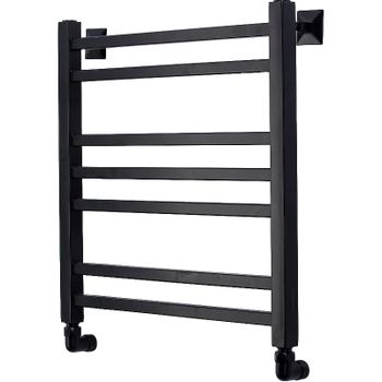 Водяной полотенцесушитель Comfysan Pioli-K W-6 60x50 014223 Черный матовый — фото 1, Водяные полотенцесушители