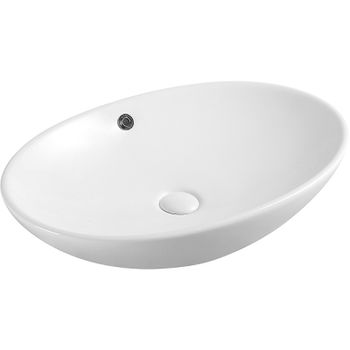 Раковина-чаша Azario 63 AZ-3077 Белая — фото 1, Раковины накладные