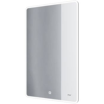 Зеркало POINT, 50x80 см, сенсорный выключатель, LED-подсветка — фото 4, Зеркала в ванную комнату