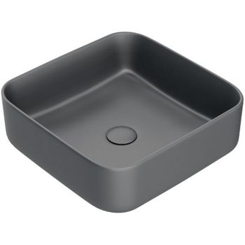 Раковина-чаша Iddis Bridge 39 BRIGM04i27 Серая матовая — фото 1, Раковины накладные