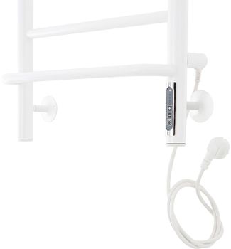 Электрический полотенцесушитель Domoterm Орфей DMT Орфей П8 500x800 EK R Белый матовый — фото 2, Электрические полотенцесушители