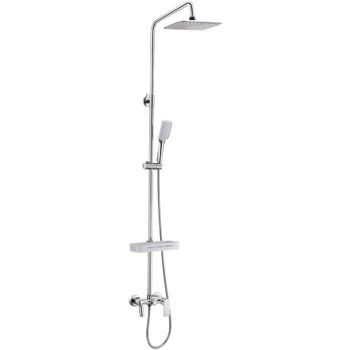 Душевая система Lemark Tropic LM7002C Хром — фото 1, Душевые стойки