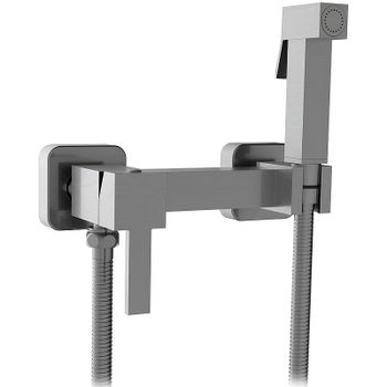 Гигиенический душ со смесителем CeramaLux DBS/008 Оружейная сталь — фото 1, Гигиенические души