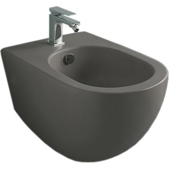 Биде Artceram File 2.0 FLB001 15 00 подвесное Grigio oliva — фото 1, Биде подвесные