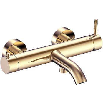 Смеситель для ванны AQUAme Siena AQM6212GG Золото глянцевое — фото 1, Смеситель для ванны