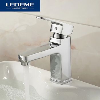 Смеситель для раковины Ledeme H30 1030L Хром — фото 8, Смесители для раковины