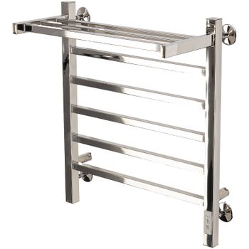 Электрический полотенцесушитель Comfysan Marte-K EC-5 60x50 012496 с полкой Хром — фото 1, Электрические полотенцесушители