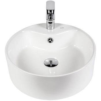 Раковина Bond 41 S03-410 Белая глянцевая — фото 3, Раковины накладные