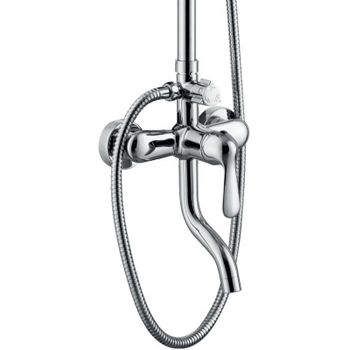 Душевая система Haiba HB2405 Хром — фото 3, Душевые стойки