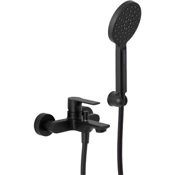 Смеситель для ванны Remer Energy EY02NO Черный матовый — фото 1, Смеситель для ванны