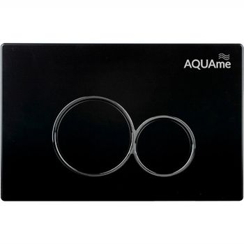 Клавиша смыва AQUAme AQM4101B Черная — фото 1, Кнопки смыва