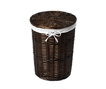 Elbe WB-740-L Плетеная корзина для белья с крышкой — фото 1, Корзины для белья