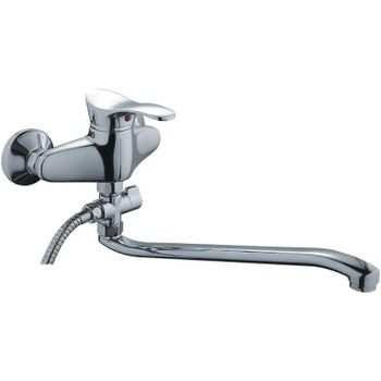 Смеситель для ванны Ledeme H01 2101L универсальный Хром — фото 1, Смеситель для ванны