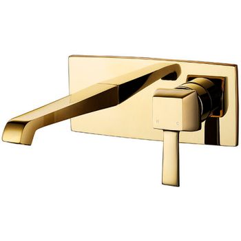 Смеситель для раковины Caprigo Diamante 50-027-oro Золото — фото 1, Смесители для раковины