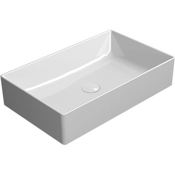 Раковина-чаша GSI Kube X 60 945311 Белая — фото 1, Раковины накладные