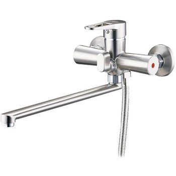 Смеситель для ванны G-Lauf NUD7-A045KH универсальный Сатин — фото 1, Смеситель для ванны