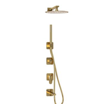 A2151.278.279.183.208.280.197.281 Встраиваемый комплект для ванны с верхней душевой насадкой, лейкой — фото 5, Встраиваемые душевые комплекты