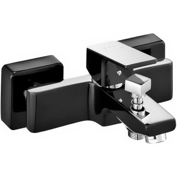 Смеситель для ванны E.C.A. Tiera 103502469EX Черный глянец — фото 1, Смеситель для ванны