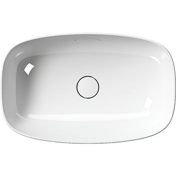 Раковина-чаша GSI Nubes 60 978311 Белая — фото 3, Раковины накладные