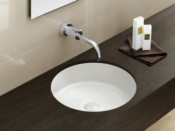 Раковина Hatria Happy Hour 44 YXSP Белая — фото 2, Раковины встраиваемые снизу