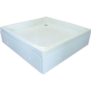 Акриловый поддон для душа Bas Аполло 80x80 Белый — фото 1, Акриловые душевые поддоны