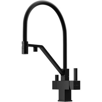 Смеситель для кухни Sancos Loro SC4007MB Черный матовый — фото 1, Смесители для кухни