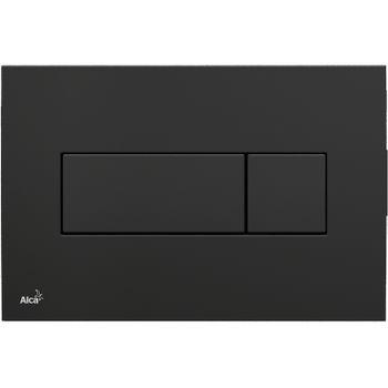 Клавиша смыва Alcaplast Basic M378 Черная — фото 1, Кнопки смыва