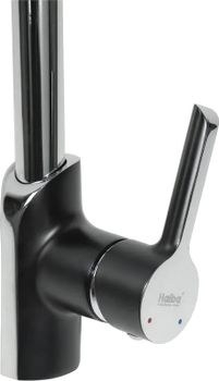 Смеситель для кухни Haiba HB70805-7 Черный Хром — фото 2, Смесители для кухни