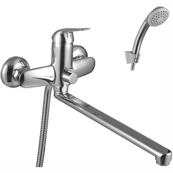 Смеситель для ванны Lemark Plus Advance LM1251C универсальный Хром — фото 1, Смеситель для ванны