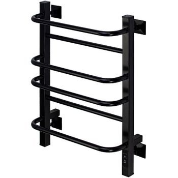 Электрический полотенцесушитель Comfysan Puro-K EC-6 60x40 013059 Черный матовый — фото 1, Электрические полотенцесушители