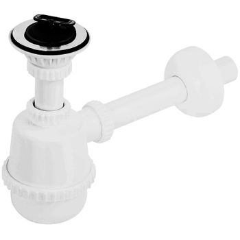 Сифон для раковины Hatria Specials YXZ801 Хром — фото 1, Сифоны для раковины