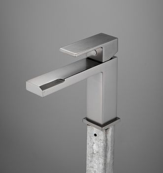 Смеситель для раковины Belz B613-3 B10613-3 Вороненая сталь — фото 3, Смесители для раковины