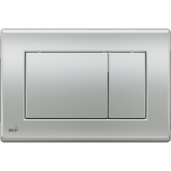 Клавиша смыва Alcaplast Basic M272 Матовый хром — фото 1, Кнопки смыва