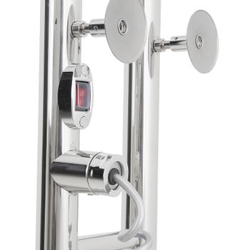 Электрический полотенцесушитель Domoterm Танго DMT 109-V2 14x92 EK R Хром — фото 2, Электрические полотенцесушители