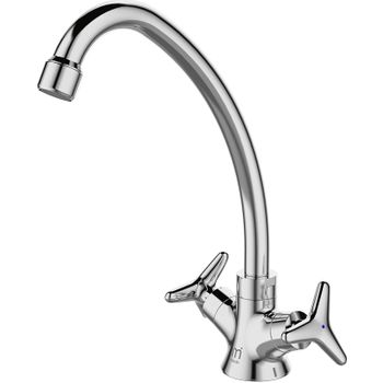 Смеситель для кухни Milardo Meal M03SB00M05 Хром — фото 1, Смесители для кухни